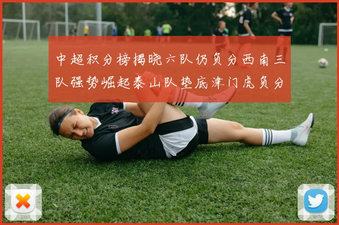 中超积分榜揭晓六队仍负分西南三队强势崛起泰山队垫底津门虎负分严重